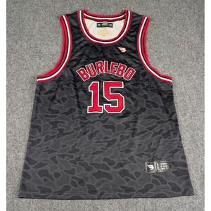 Burlebo 10 Year Anniversary Jersey Mens Large Black Camo Basketball